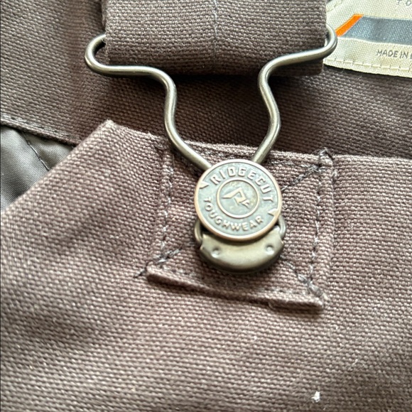 Ridgecut heavy duty Bib Overalls new tags size 2X black not discolored - Picture 9 of 14